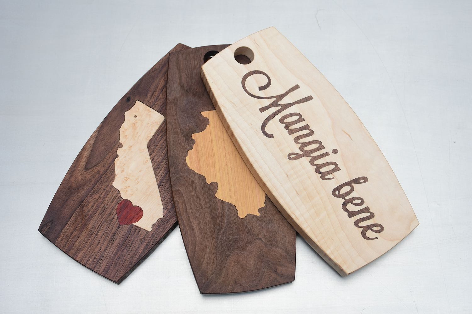 Inlay cutting boards